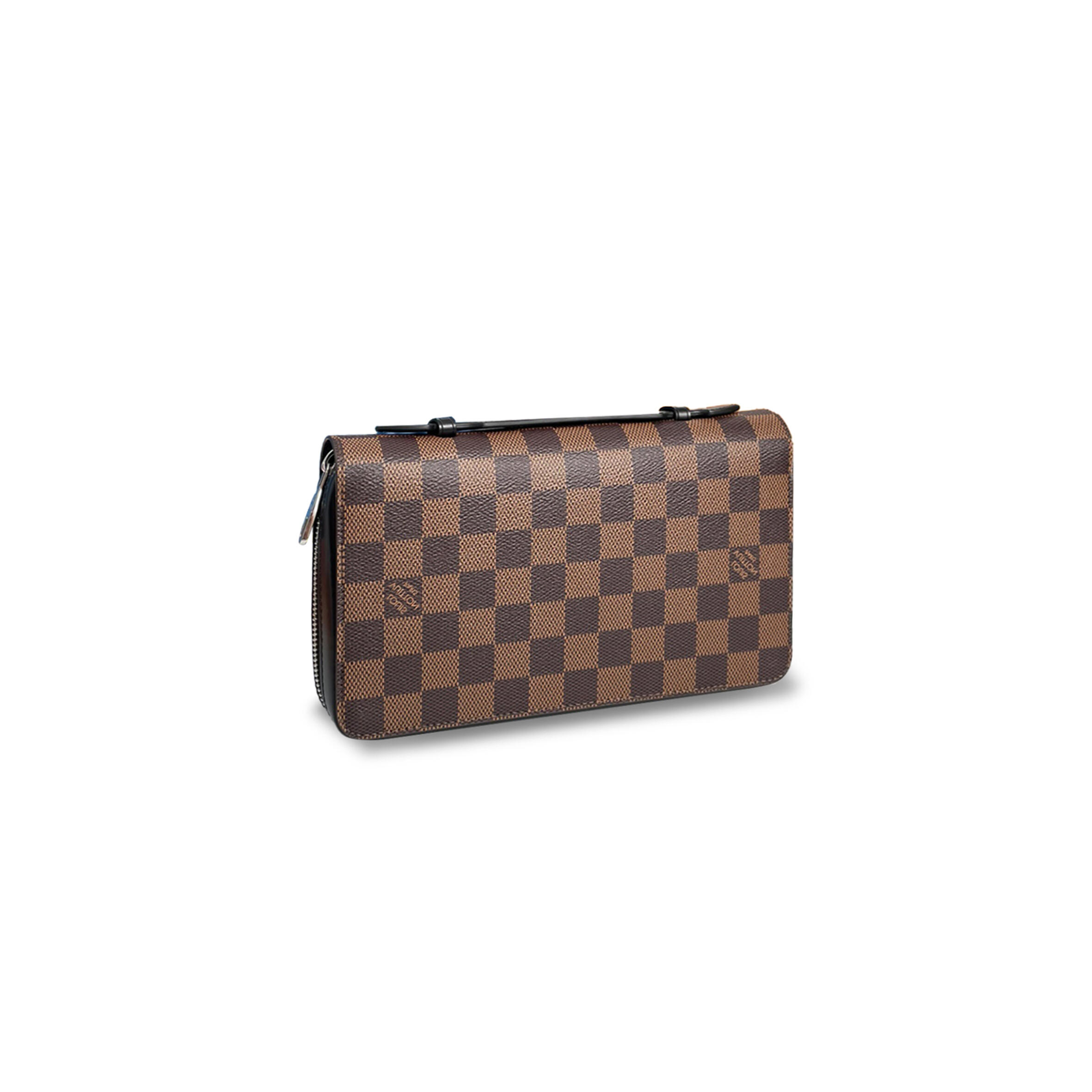 LOUIS VUITTON DAMIER EBENE MASTER ZIPPED LONG WALLET N63284 (22*13.5*4cm)